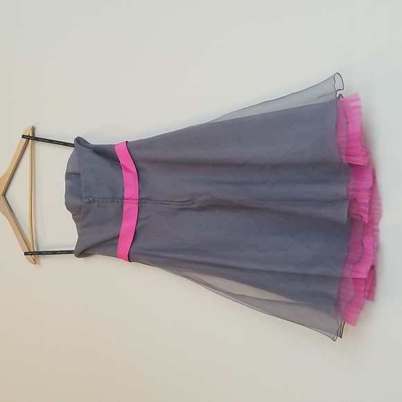 Alfred Angelo Strapless Tea Length Bridesmaid Dress - Picture 2 of 4